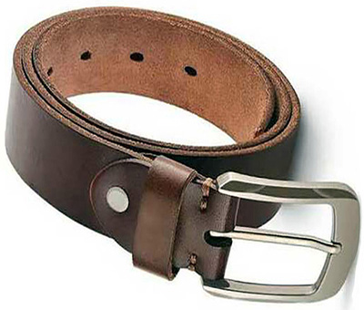 JN Handmade Leather brown belt 6